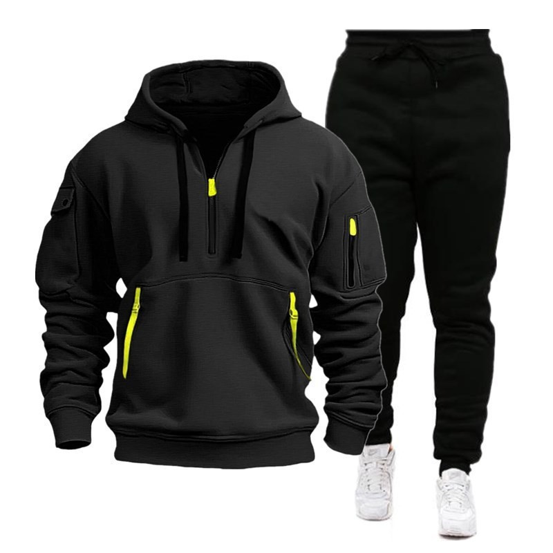 Men'S Fashion Zipper Hoodie - 2025 Autumn and Winter Sports Hoodie