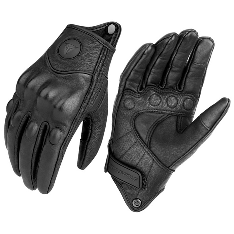 Men'S Fashion Gloves - Motorcycle Gloves Men Women Moto Leather