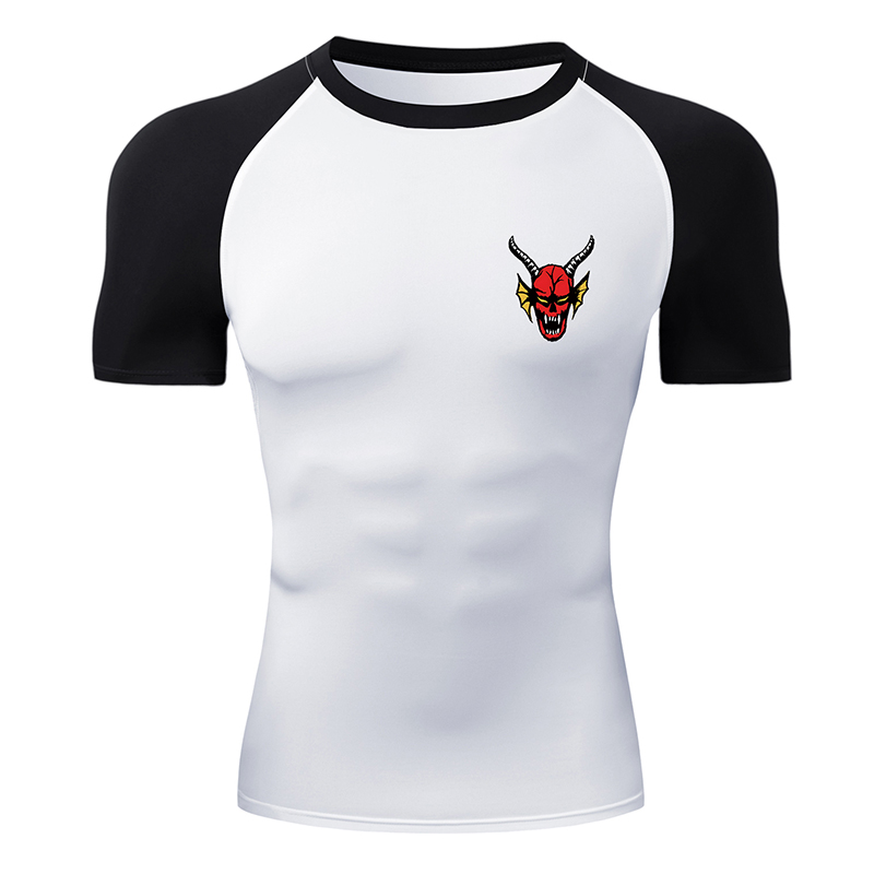 Compression Shirt Workout - Men's Graphic Short Sleeve Compression Shirt