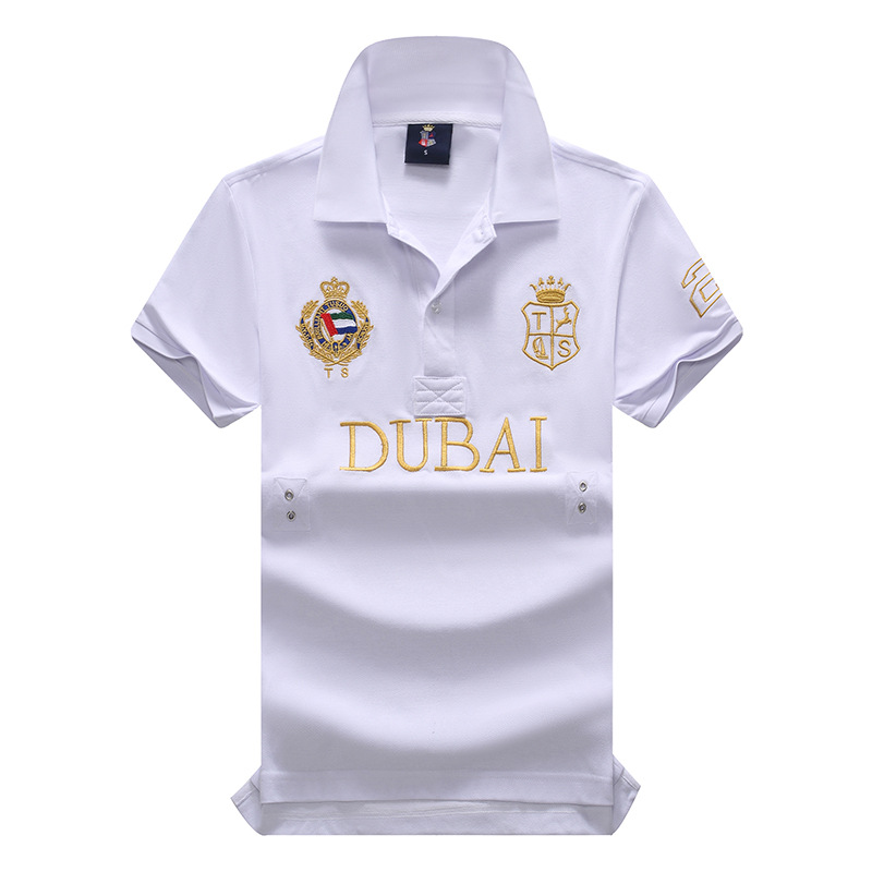 Dubai Men'S Fashion - New Polo Shirts for Men Cotton