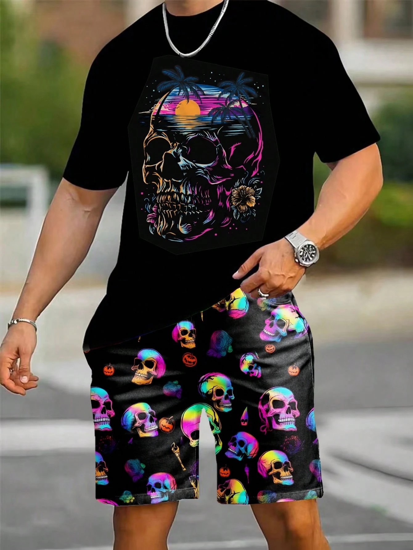 Men'S Fashion Videos - 2026 Summer New Men's Short-Sleeved Shorts