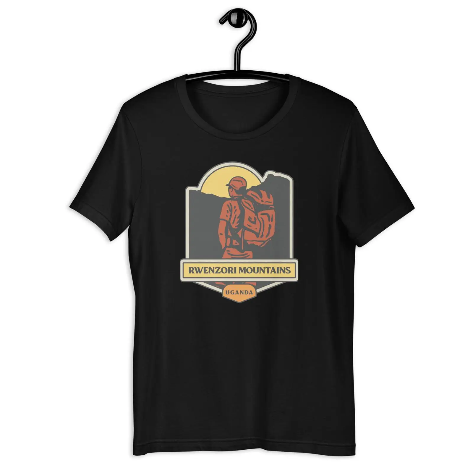 Men Fashion Uganda - Rwenzori Mountains t shirt Uganda vintage