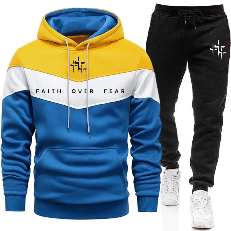 Faith Over Fear Men's Tracksui - đánh giá và giá Men'S Fashion Designer