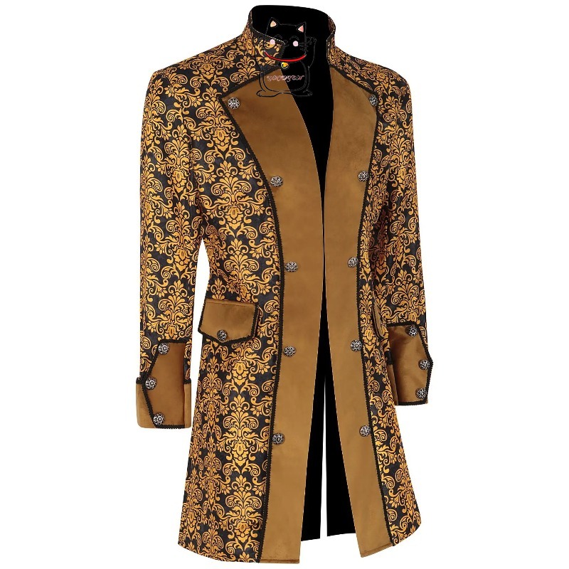 Medieval men's coat solid colo - đánh giá và giá Men'S Fashion Easter