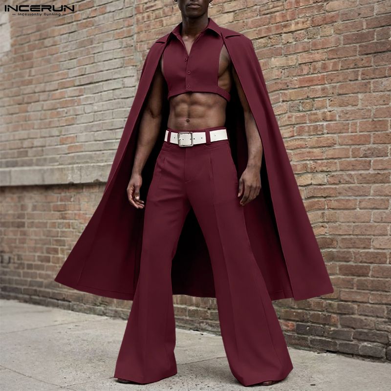 INCERUN Men Sets Solid Color L - đánh giá và giá Men'S Fashion Pants