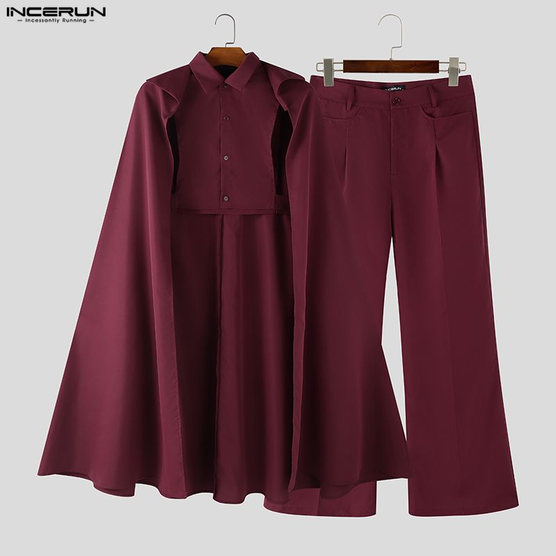 INCERUN Men Sets Solid Color L - đánh giá và giá Men'S Fashion Pants