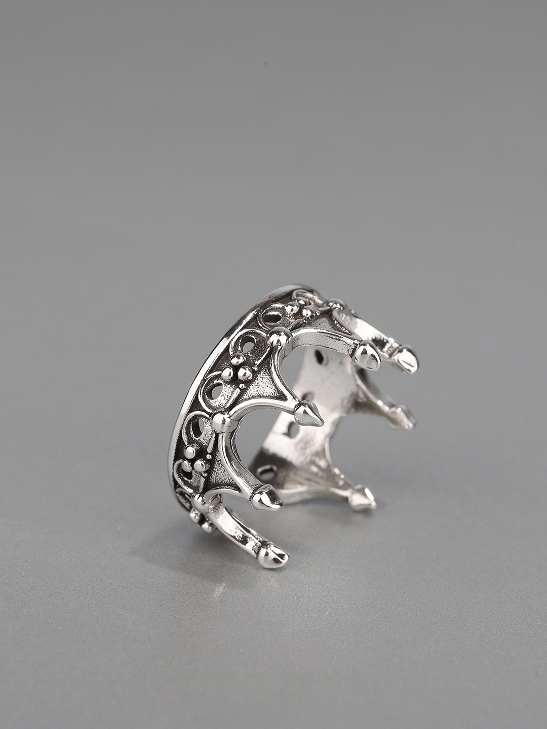Gothic Crown Ring Adjustable O - đánh giá và giá Men'S Fashion Rings