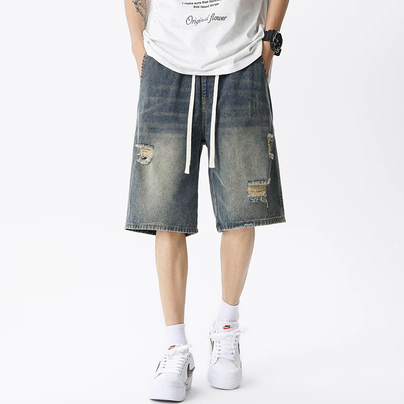 Summer Thin Denim Shorts Men's - đánh giá và giá Men Fashion Jeans
