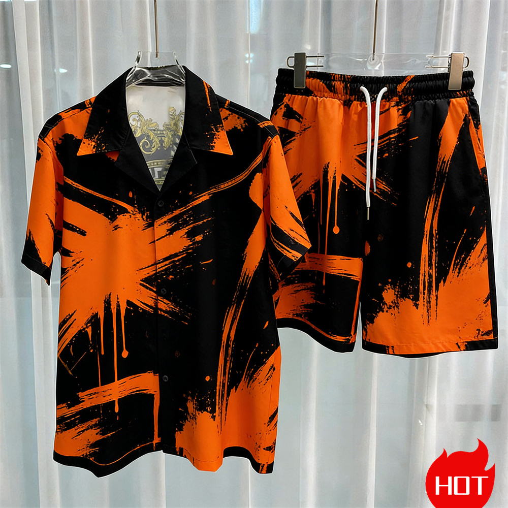 Digital printed men's set fash - đánh giá và giá Queer Men'S Fashion