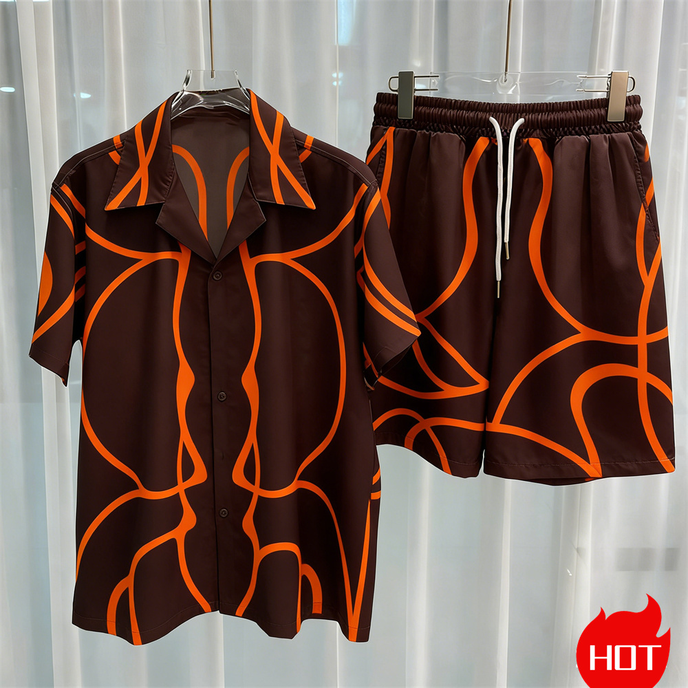 Digital printed men's set fash - đánh giá và giá Queer Men'S Fashion