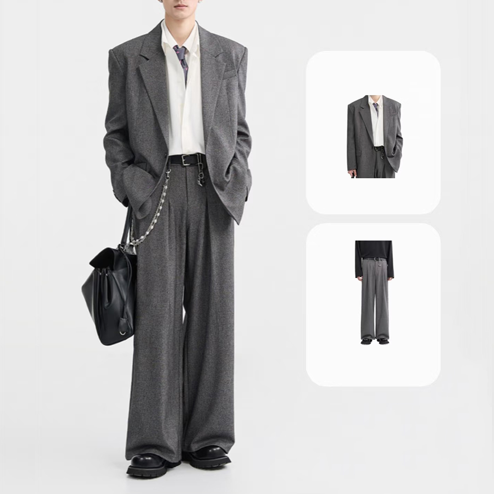 Fashion Dark Grey Loose Men's  - đánh giá và giá Mens Fashion Dark Grey Pants