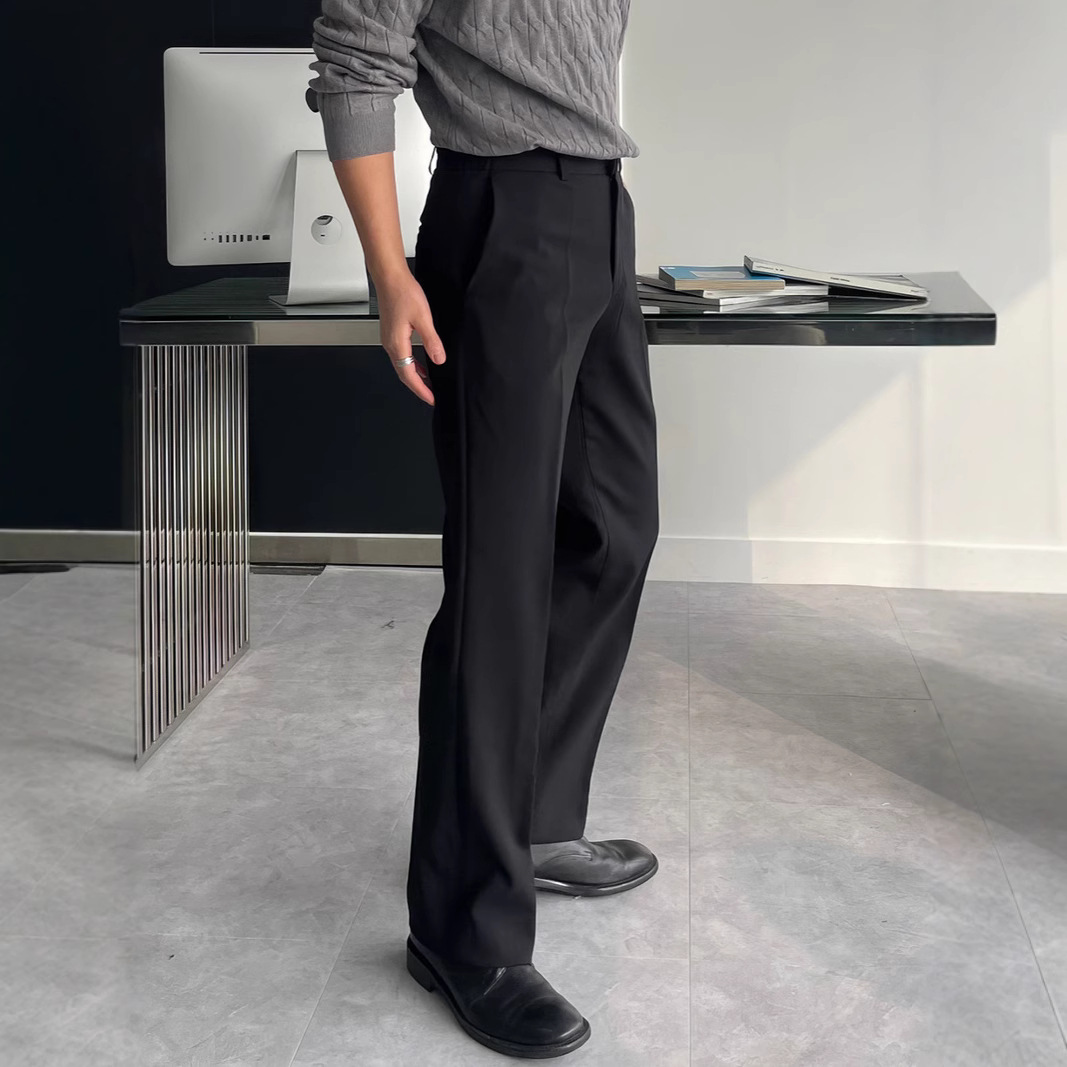 Men Black Dark Grey Solid Colo - đánh giá và giá Mens Fashion Dark Grey Pants