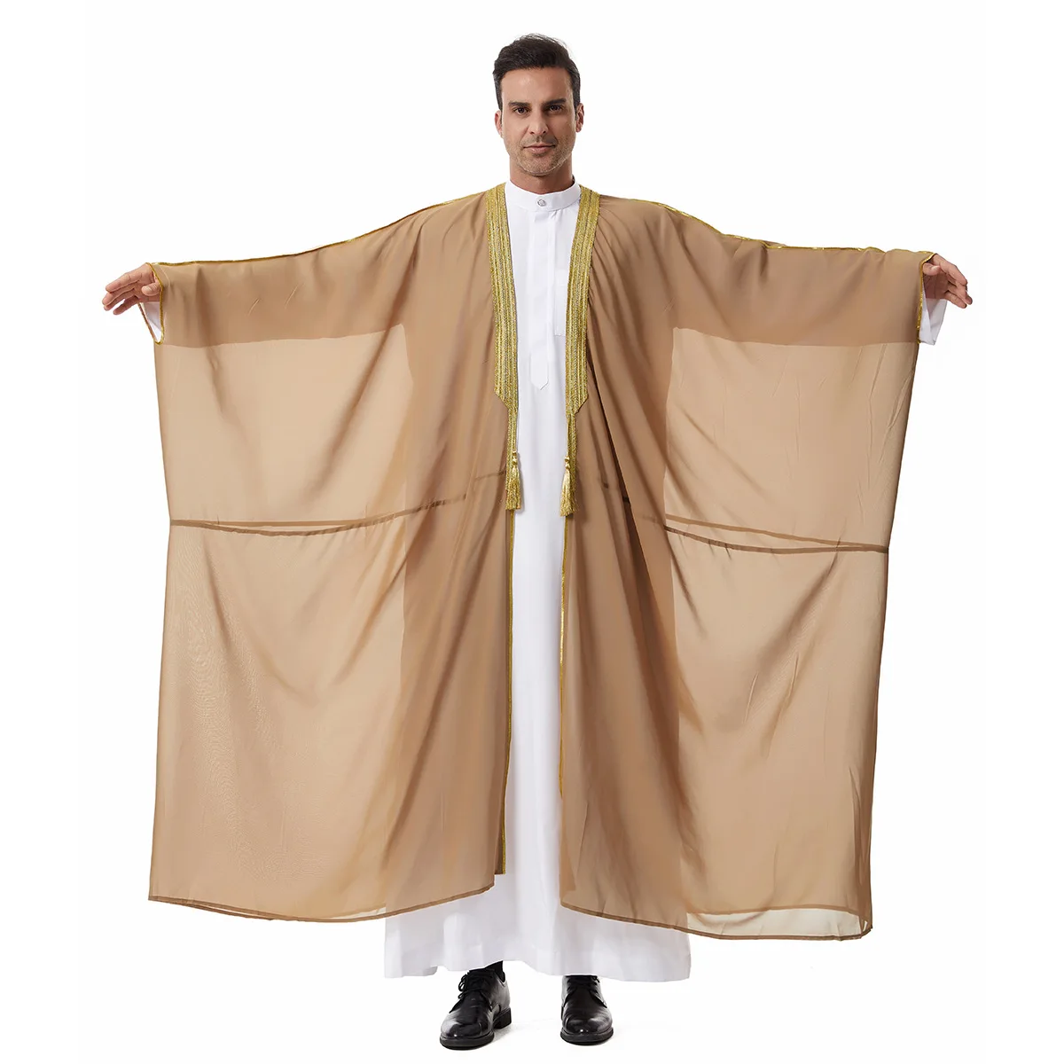 Dubai Saudi Abaya Open Kimono  - đánh giá và giá Dubai Men'S Fashion