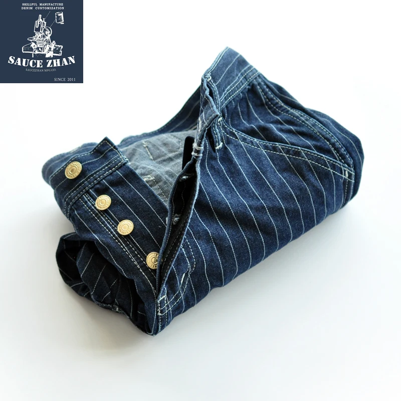 Saucezhan Sọc Jeans Nam Cổ Điể - đánh giá và giá Skinny Jeans Ripped