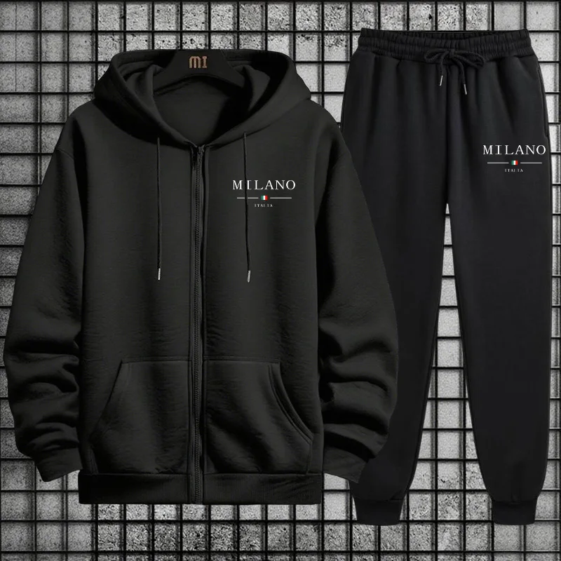 Spring 2026 Men's Tracksuit Ca - đánh giá và giá Men'S Fashion Zipper Hoodie