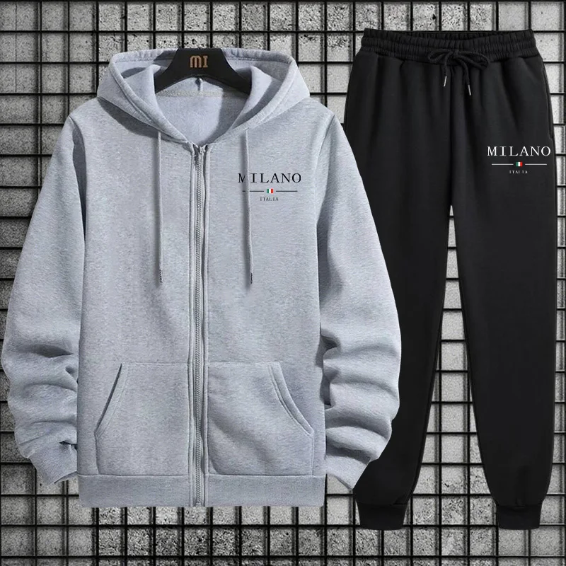 Spring 2026 Men's Tracksuit Ca - đánh giá và giá Men'S Fashion Zipper Hoodie