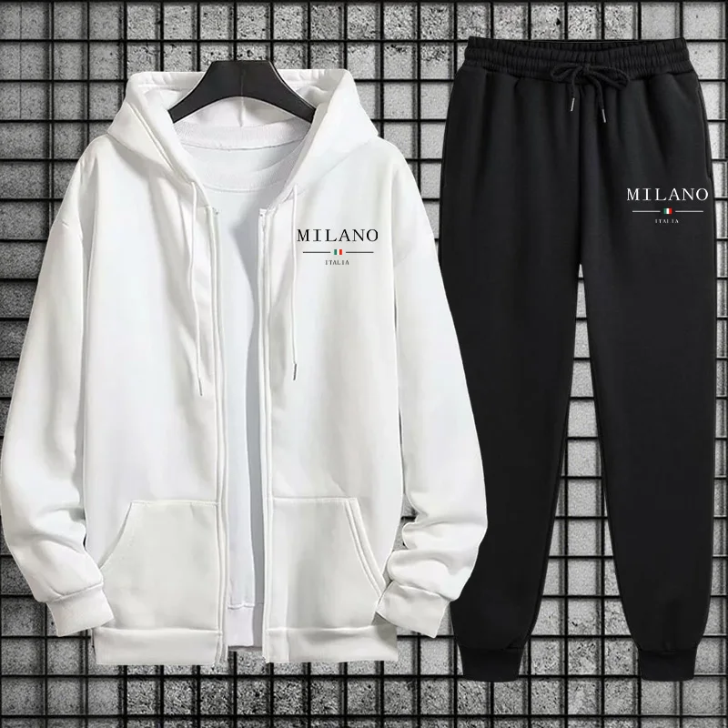 Spring 2026 Men's Tracksuit Ca - đánh giá và giá Men'S Fashion Zipper Hoodie
