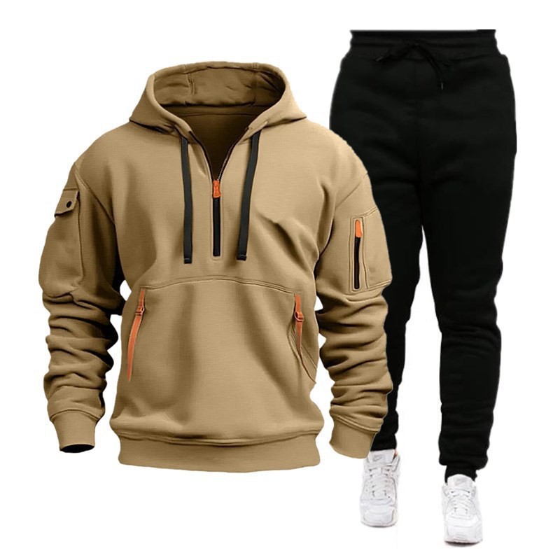 2025 Autumn and Winter Sports  - đánh giá và giá Men'S Fashion Zipper Hoodie