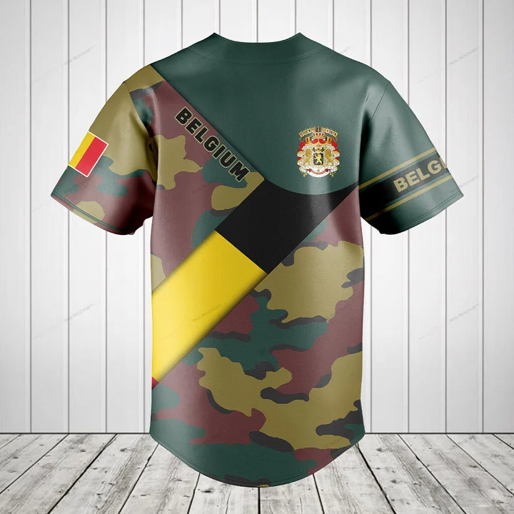 Custom Name Belgium Flag Camou - đánh giá và giá Men'S Fashion Names