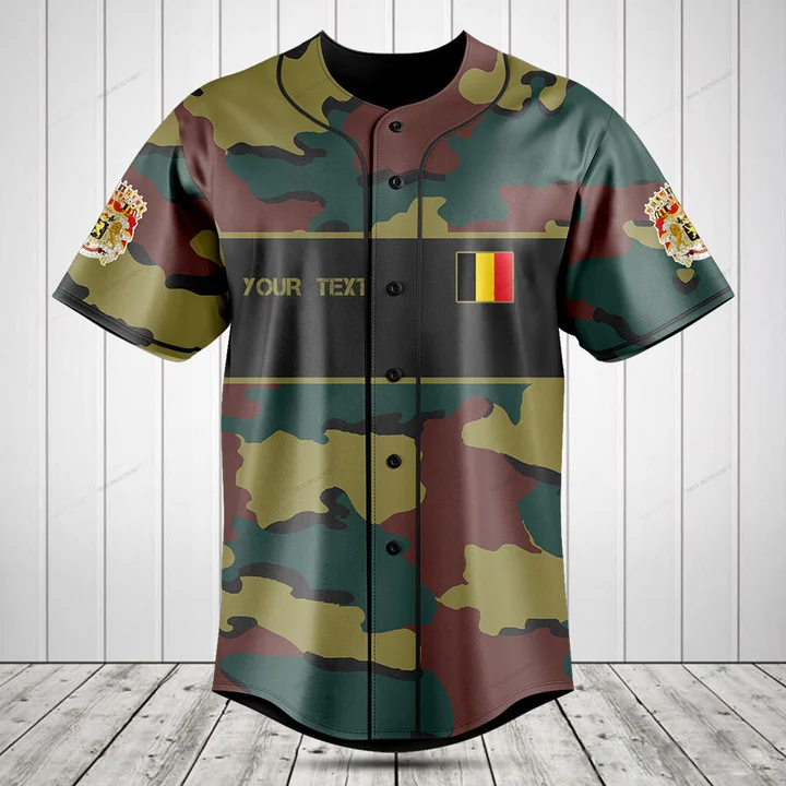 Custom Name Belgium Flag Camou - đánh giá và giá Men'S Fashion Names