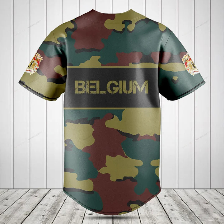 Custom Name Belgium Flag Camou - đánh giá và giá Men'S Fashion Names