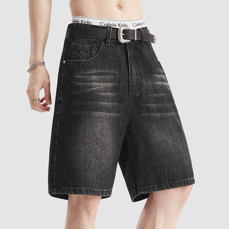 Summer Thin Black Denim Shorts - đánh giá và giá Men Fashion Jeans
