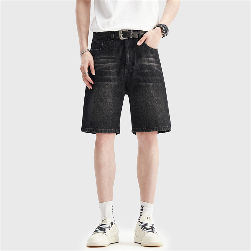 Summer Thin Black Denim Shorts - đánh giá và giá Men Fashion Jeans