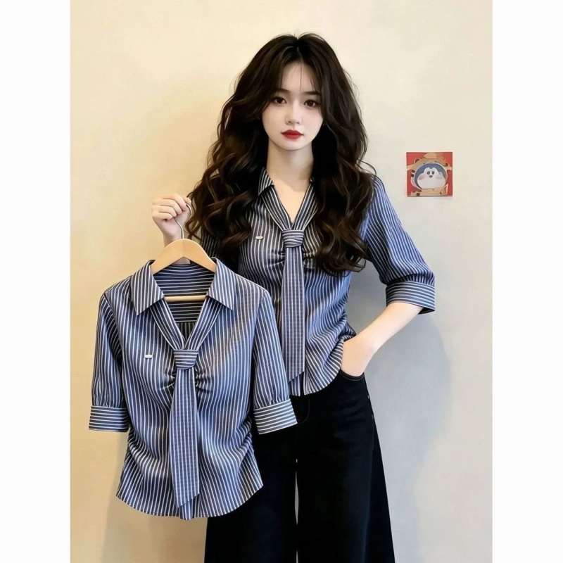 Polo Neck Lacing Short Sleeve  - đánh giá và giá Polo Shirt Slim