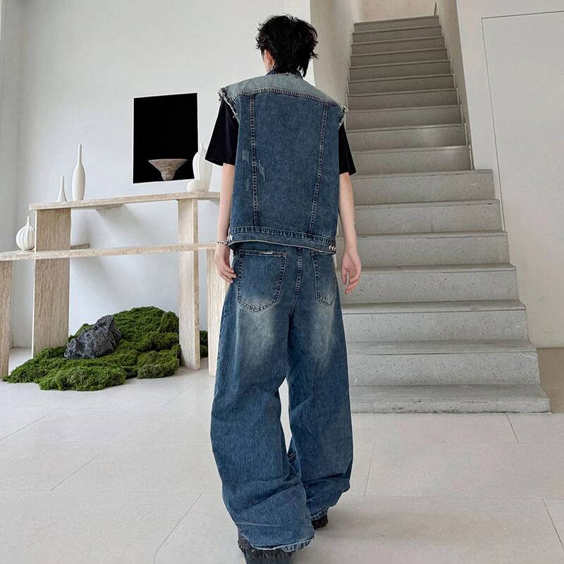 LUZHEN 2026 Summer Denim Two-p - đánh giá và giá Men Fashion Jeans