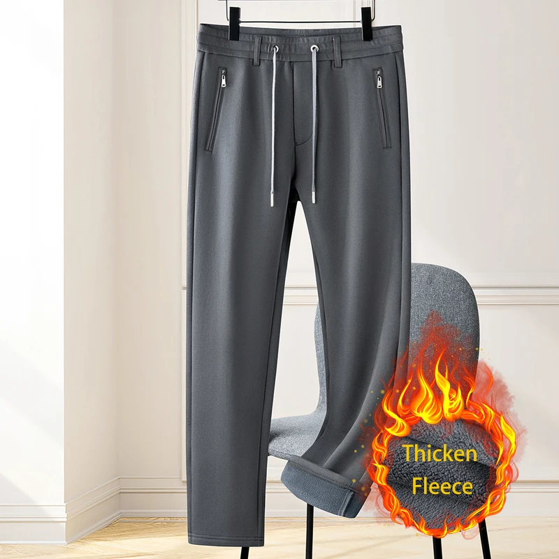 Sweat Pants Men Fleece Autumn  - đánh giá và giá Mens Fashion Dark Grey Pants