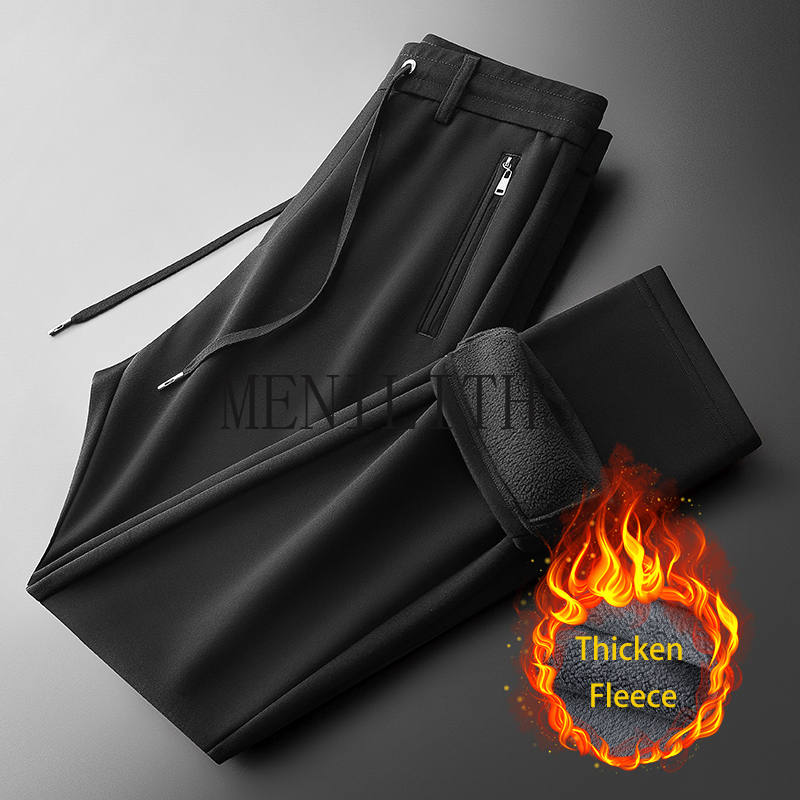Sweat Pants Men Fleece Autumn  - đánh giá và giá Mens Fashion Dark Grey Pants
