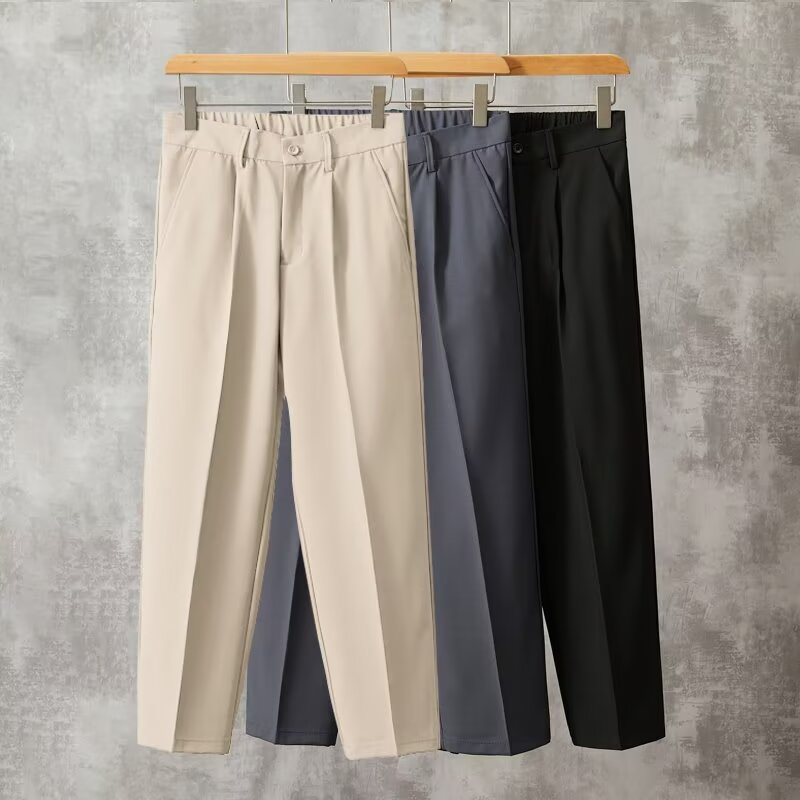 Fashion Men Baggy Concise Ankl - đánh giá và giá Mens Fashion Dark Grey Pants