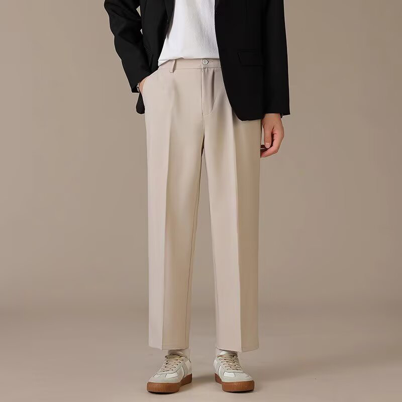 Fashion Men Baggy Concise Ankl - đánh giá và giá Mens Fashion Dark Grey Pants