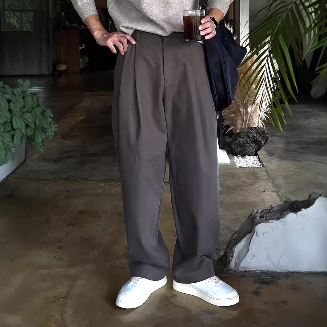Men's Dark Grey Black Solid Co - đánh giá và giá Mens Fashion Dark Grey Pants
