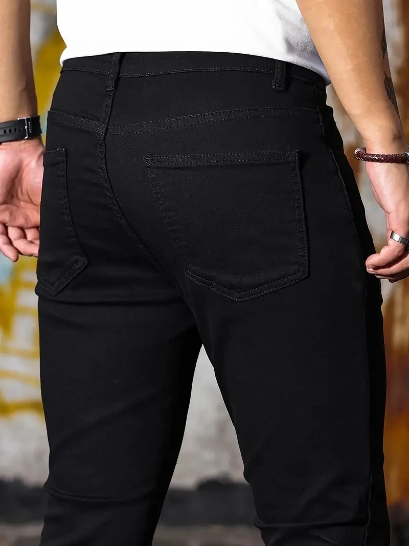 Men Jeans Skyblue Black Zipper - đánh giá và giá Skinny Jeans Ripped