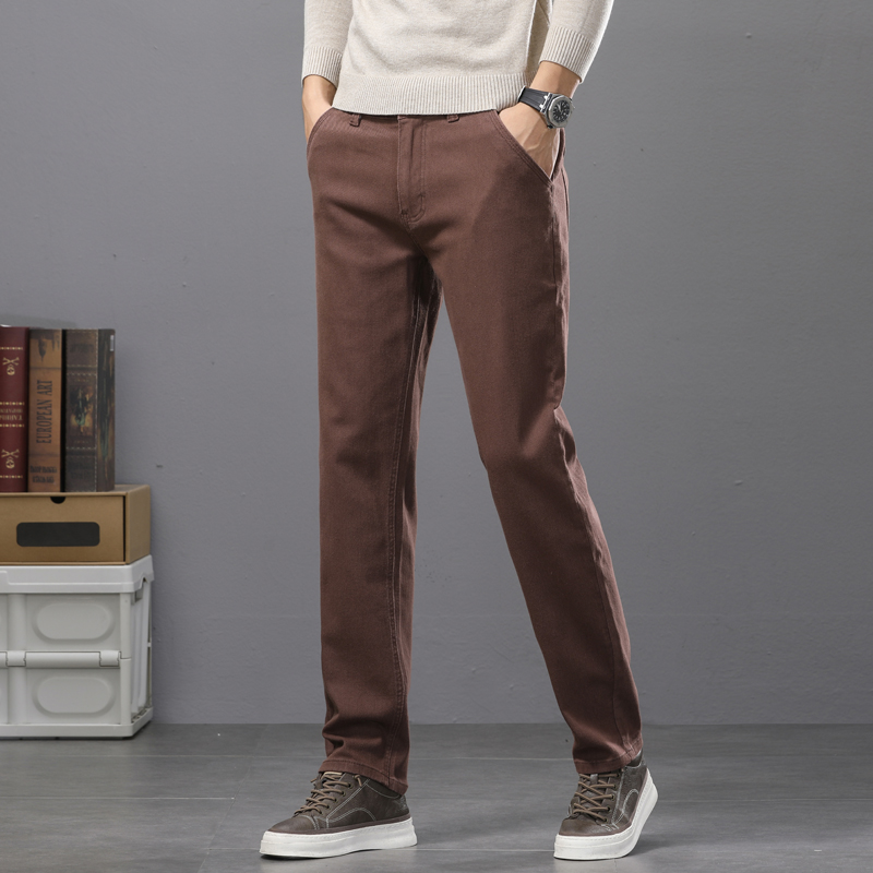Business Casual Cotton Elastic - đánh giá và giá Mens Fashion Dark Grey Pants