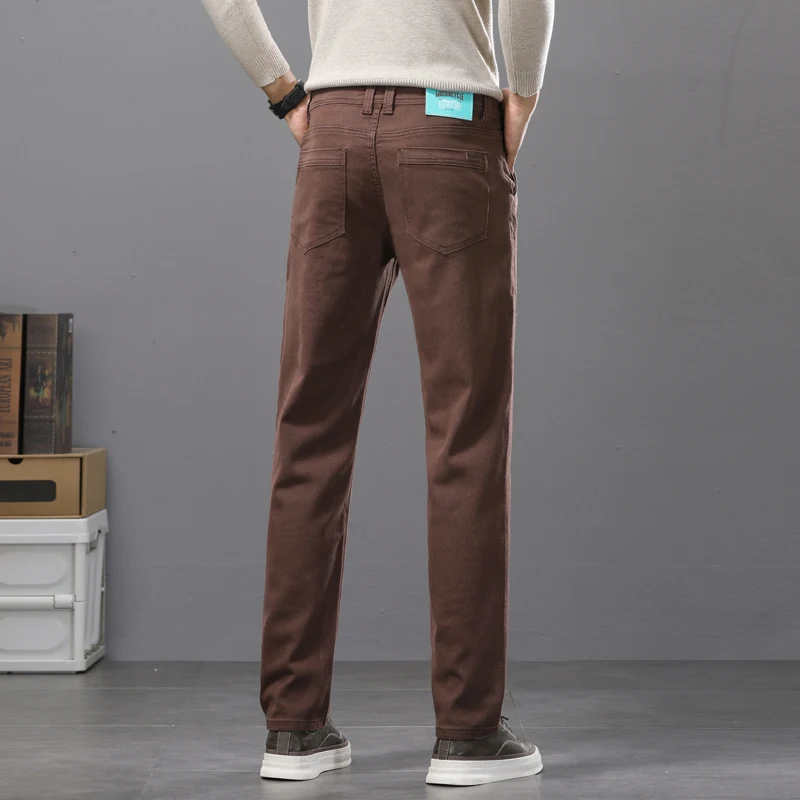 Business Casual Cotton Elastic - đánh giá và giá Mens Fashion Dark Grey Pants
