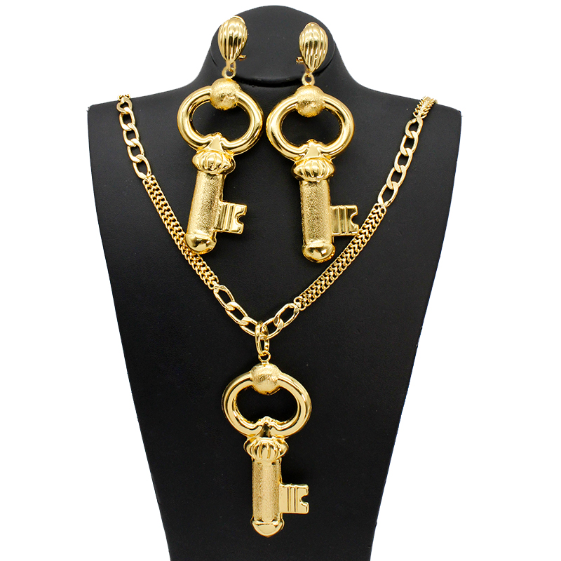 Dubai Necklace Earrings Set Ke - đánh giá và giá Dubai Men'S Fashion