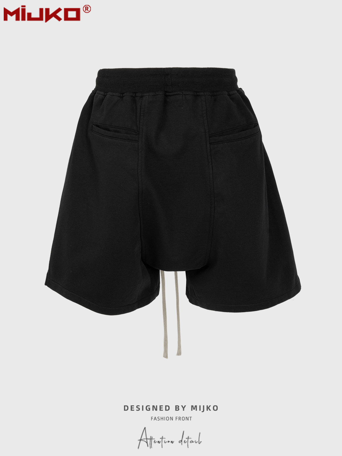 MIJKO Black Dark Grey Shorts M - đánh giá và giá Mens Fashion Dark Grey Pants
