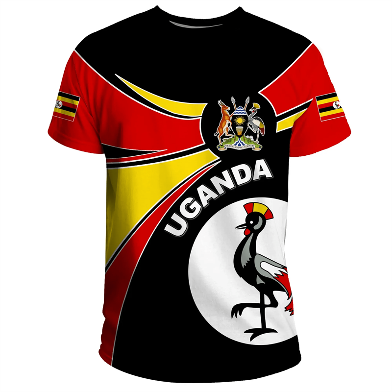 Fashion 3D Printed Uganda T Sh - đánh giá và giá Men Fashion Uganda