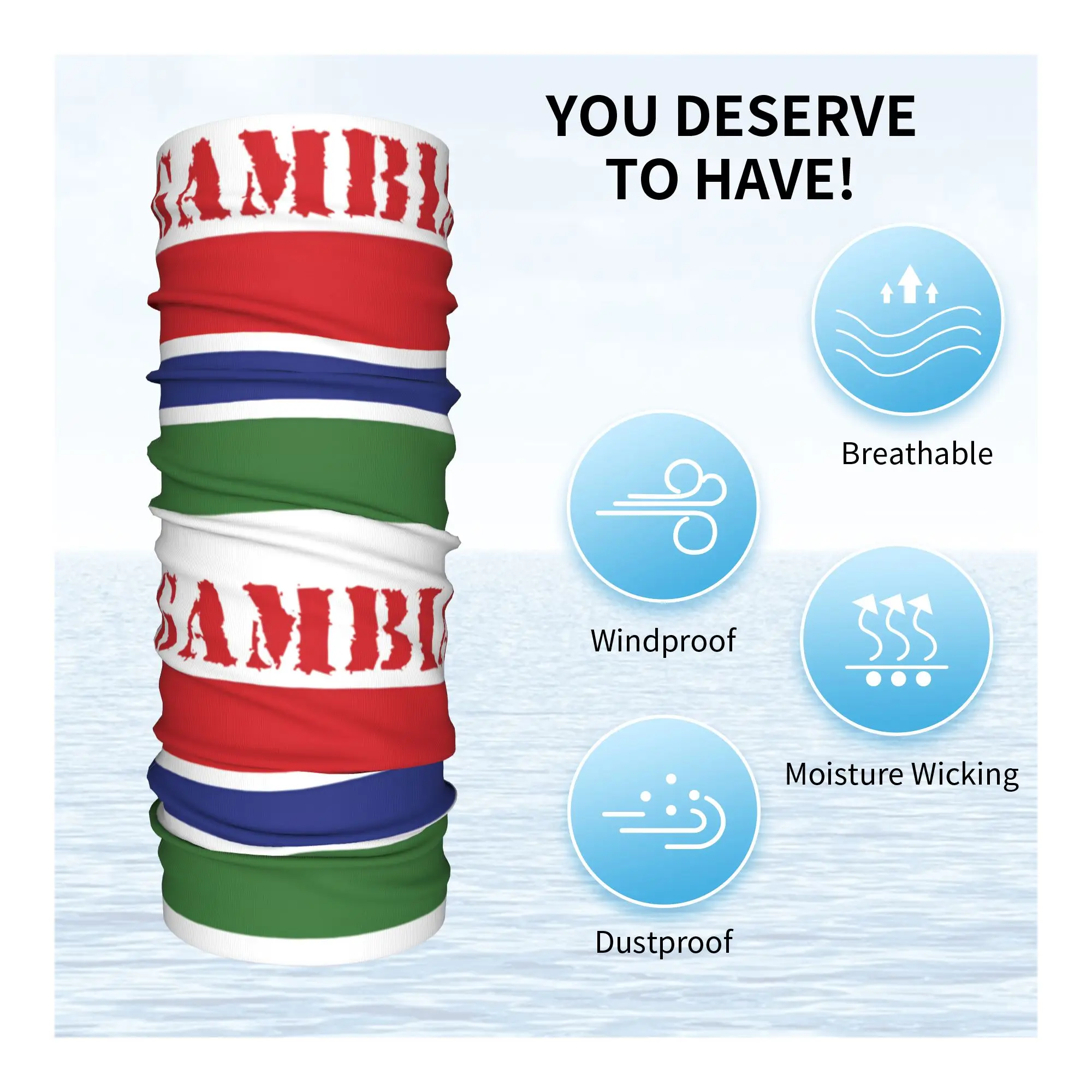 New Gambia Flag Bandana Winter - đánh giá và giá Men'S Fashion Rings