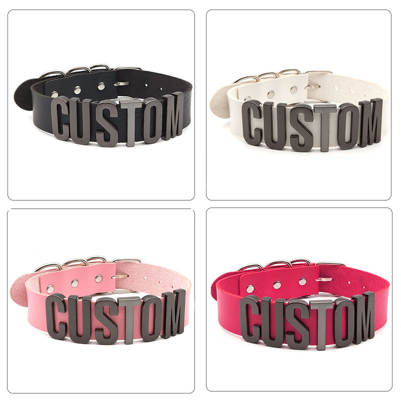 Punk Customized Black Letters  - đánh giá và giá Men'S Fashion Names
