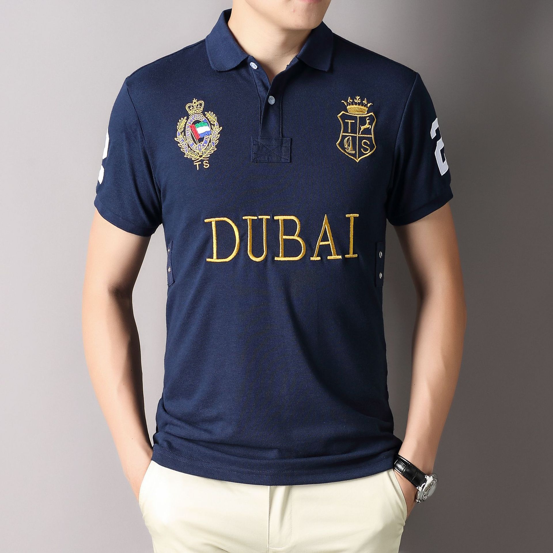 New Polo Shirts for Men Cotton - đánh giá và giá Dubai Men'S Fashion