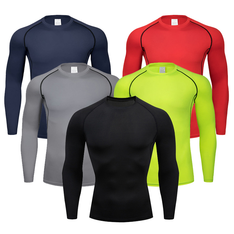 Men Sport T Shirt Fitness Runn - đánh giá và giá Compression Shirt Workout