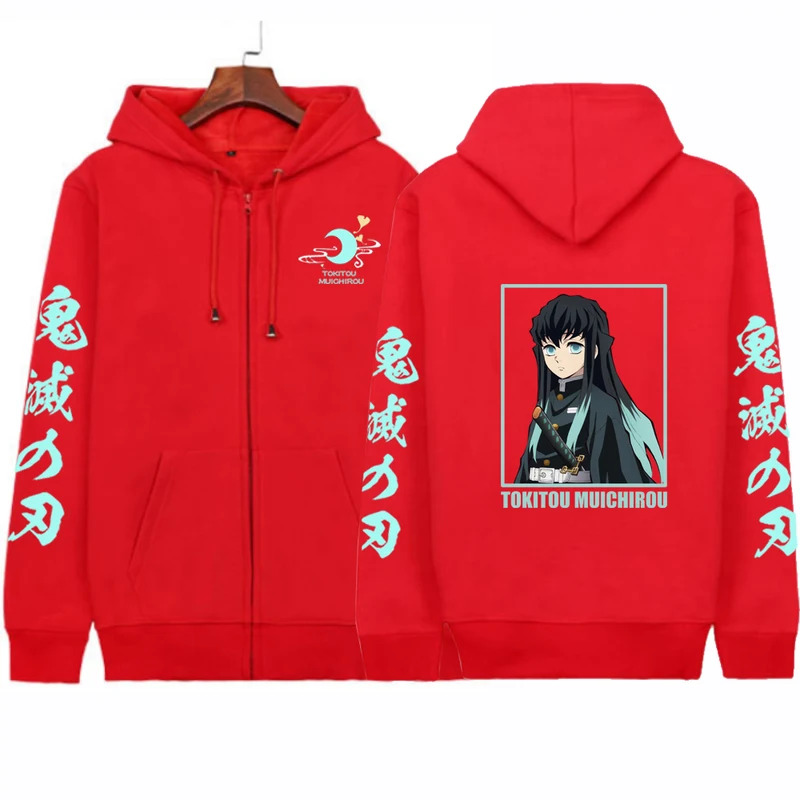 CyAnime Demon Slayer Mens Zipp - đánh giá và giá Men'S Fashion Zipper Hoodie