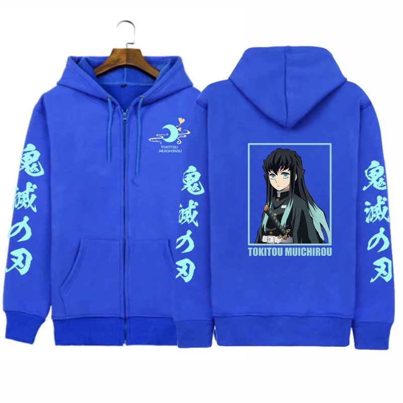 CyAnime Demon Slayer Mens Zipp - đánh giá và giá Men'S Fashion Zipper Hoodie