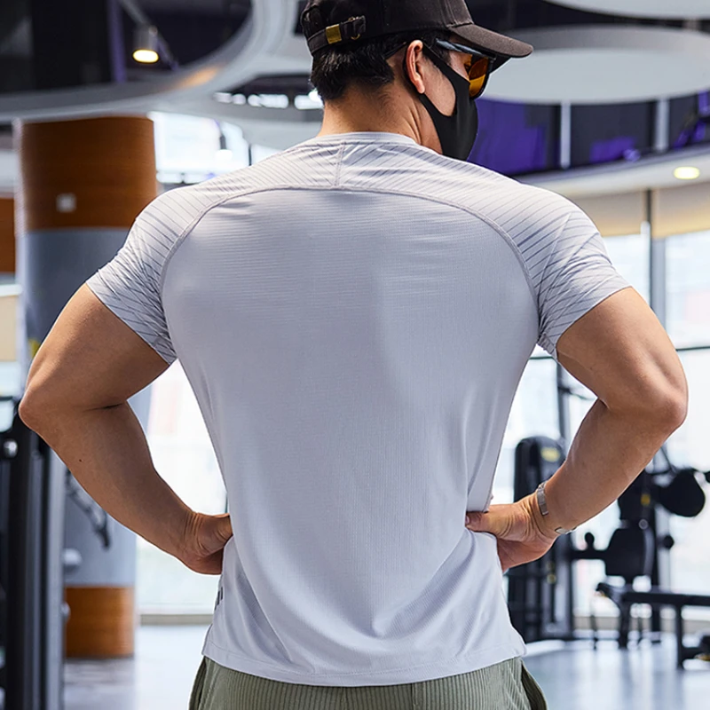 Men Sports T-shirt Dry Fit Sho - đánh giá và giá Compression Shirt Workout