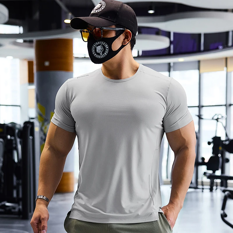 Men Sports T-shirt Dry Fit Sho - đánh giá và giá Compression Shirt Workout