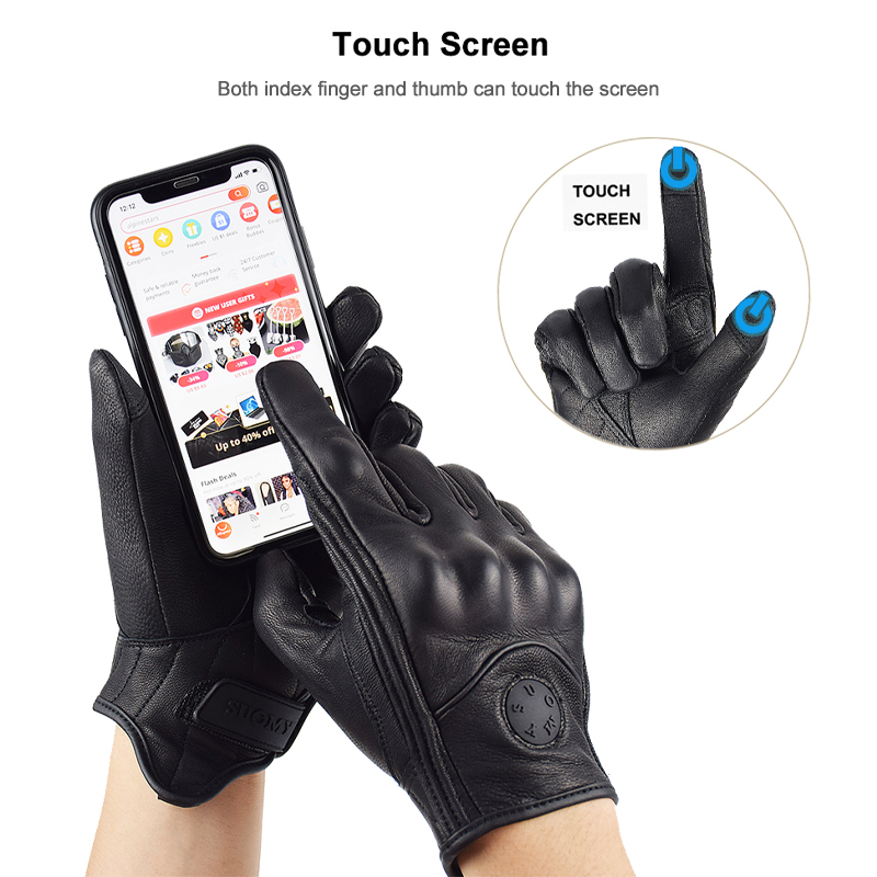 Suomy Vinatge Goatskin Motorcy - đánh giá và giá Men'S Fashion Gloves