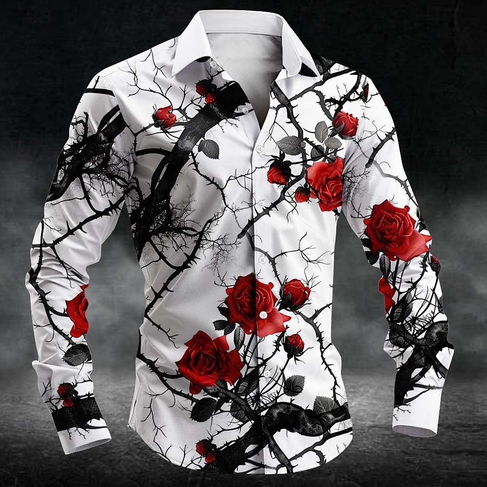Fashion plum blossom pattern 3 - đánh giá và giá Queer Men'S Fashion